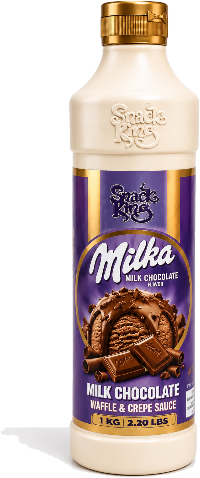 SnackKingdom Milka milk chocolate waffle & crepe sauce 1 kg squeeze bottle