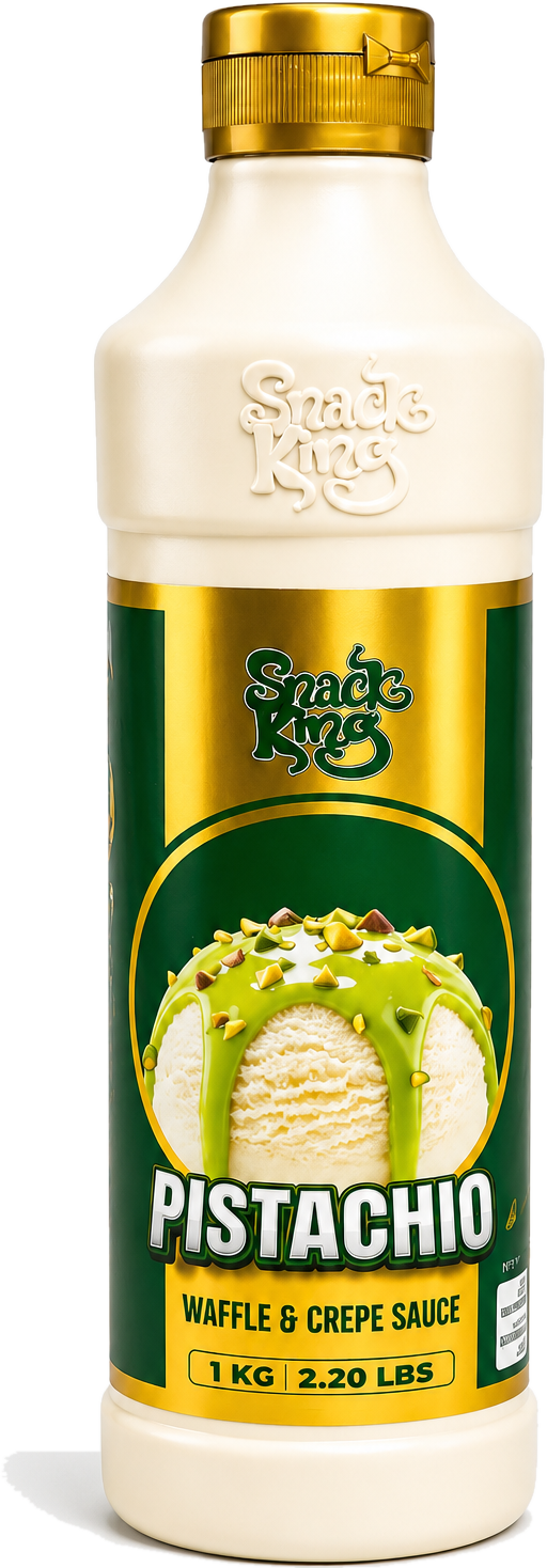 SnackKingdom pistachio waffle & crepe sauce 1 kg squeeze bottle