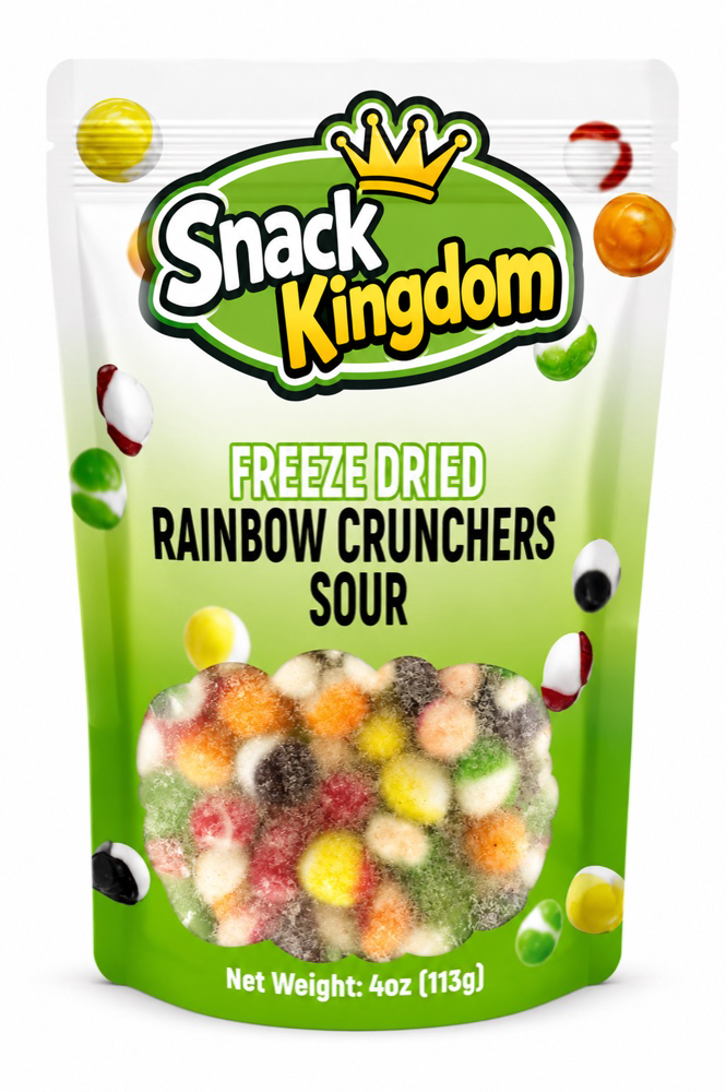 Freeze Dried Rainbow Crunchers Sour 4oz