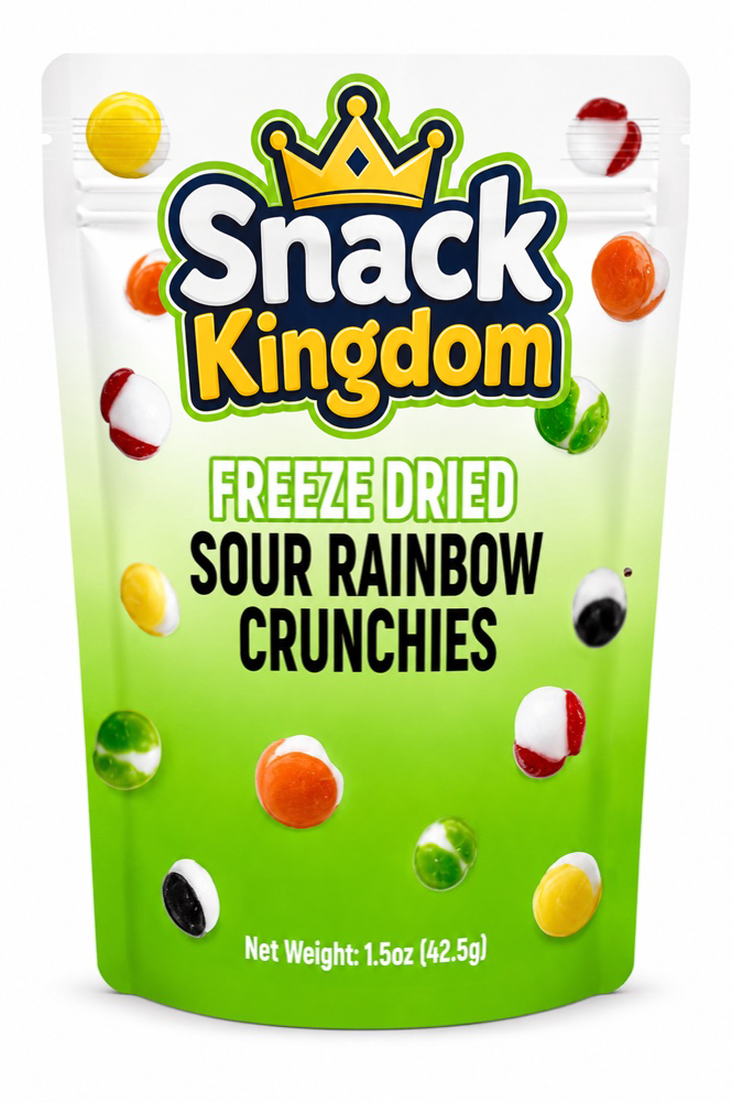 Freeze Dried Sour Rainbow Crunchies 1.5oz