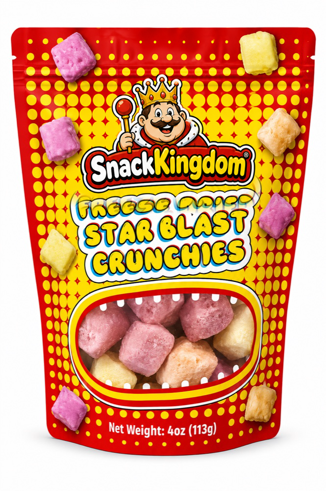 Freeze Dried Star Blast Crunchers 4oz