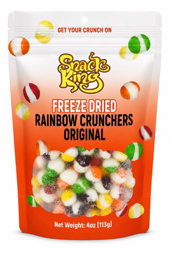 SnackKingdom freeze dried Rainbow Crunchers