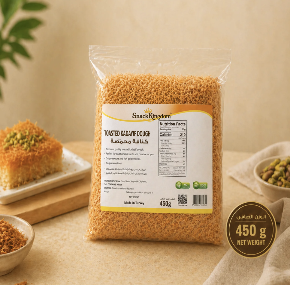 SnackKingdom Toasted Kadayif Dough 450 g bag