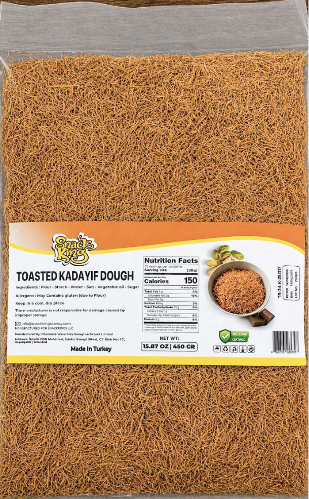 SnackKingdom toasted kadayif dough pack